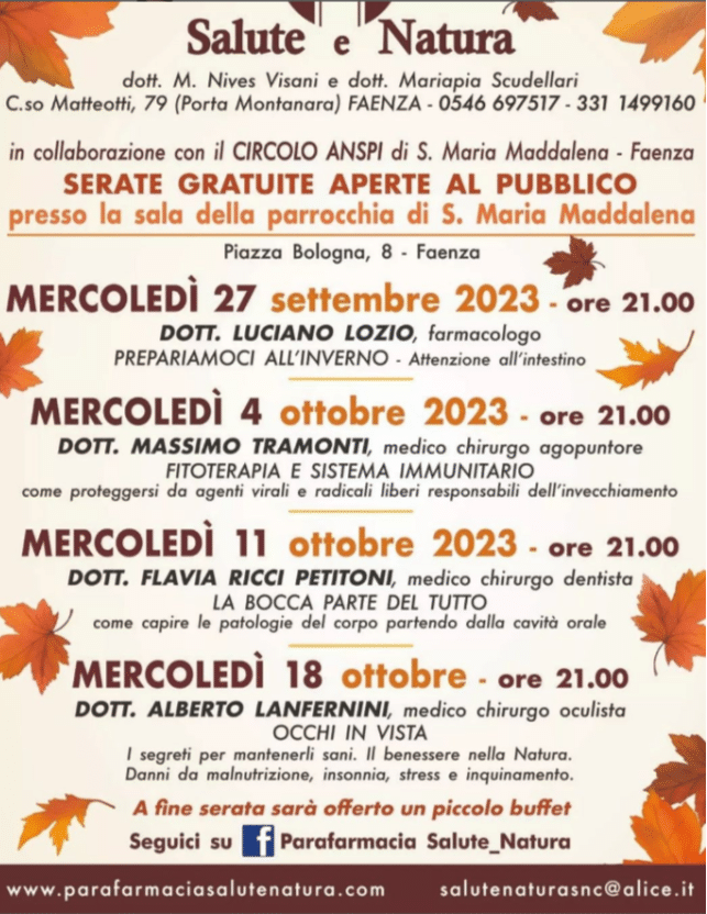 Salute e natura. Occhi in vista. La prevenzione dei danni da disnutrizione, insonnia, stress e inquinamento. Locandina